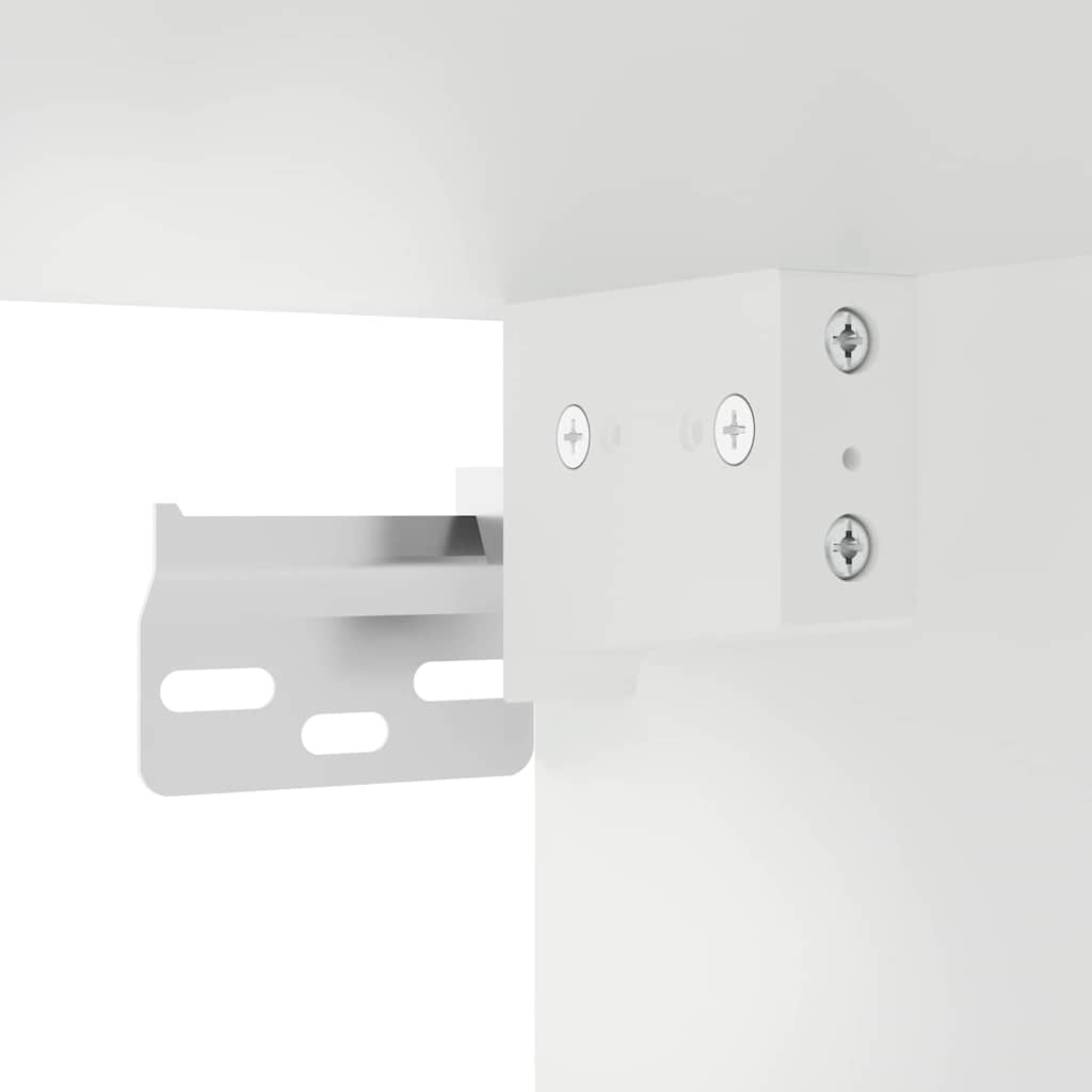 Hangkast met plank Riga Wit 60 x 31 x 80 cm Bewerkt hout