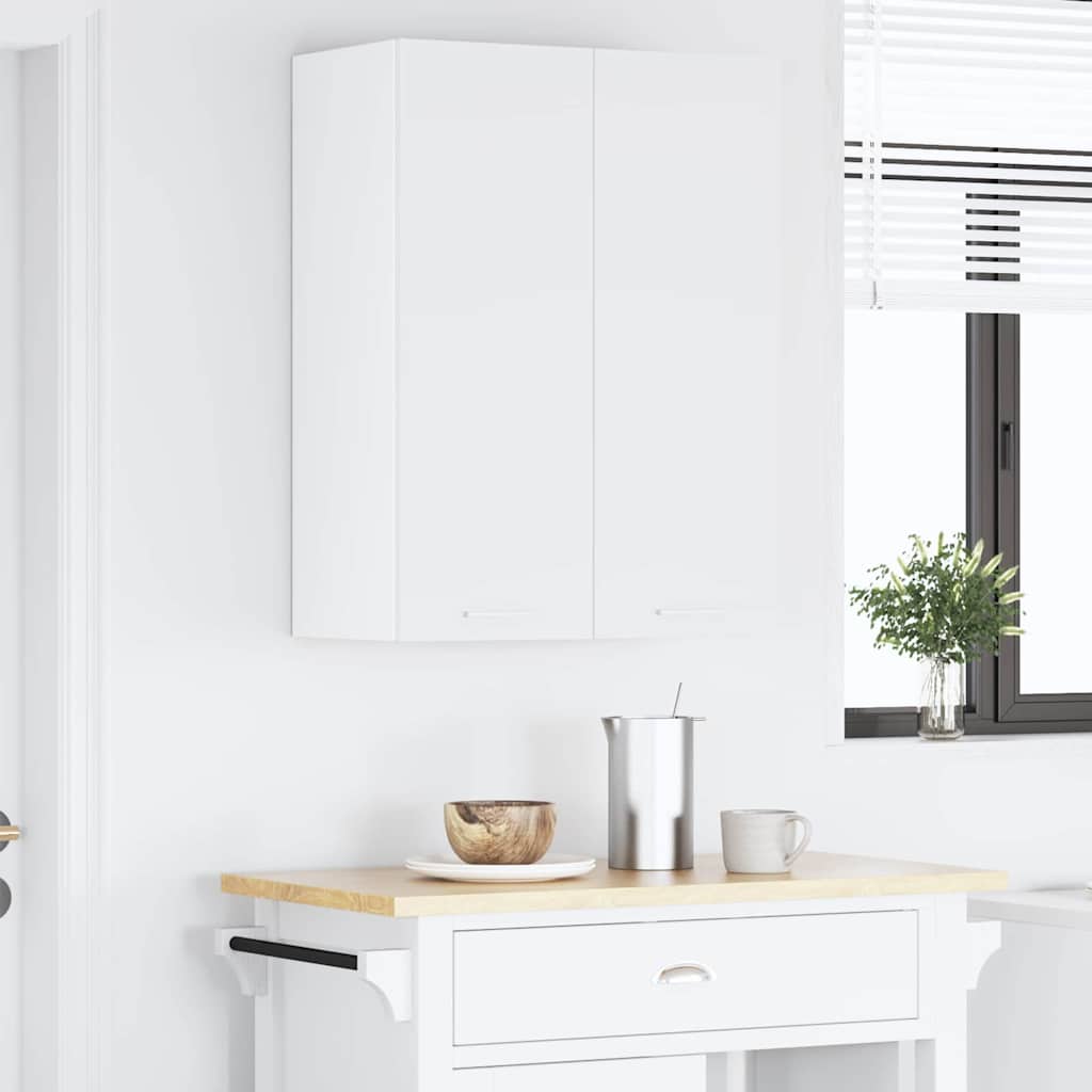 Hangkast met plank Riga Wit 60 x 31 x 80 cm Bewerkt hout