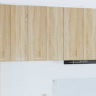 Hangkast 60x31x80 cm bewerkt hout sonoma eiken