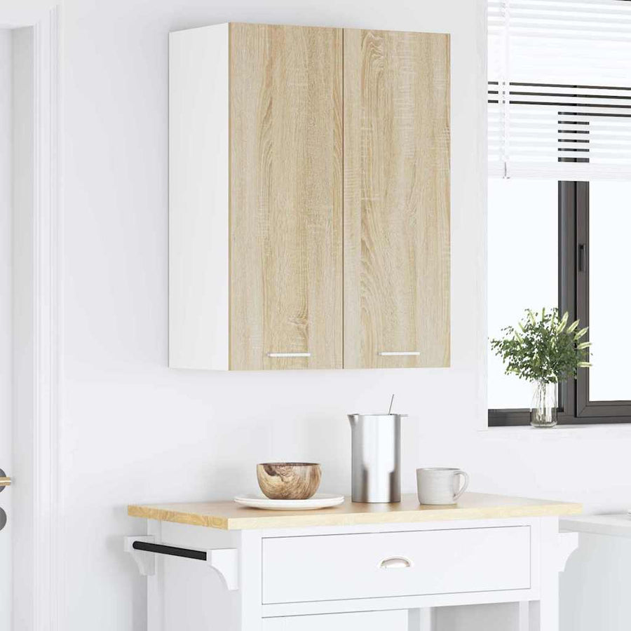 Hangkast Riga Sonoma Eiken 60 x 31 x 80 cm Bewerkt hout