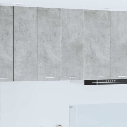 Hangkast Riga Beton Grijs 60 x 31 x 80 cm Bewerkt hout