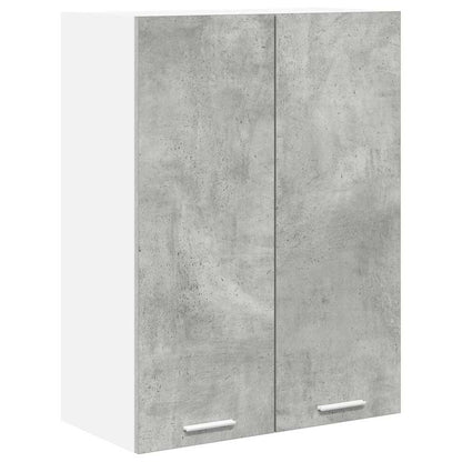 Hangkast Riga Beton Grijs 60 x 31 x 80 cm Bewerkt hout