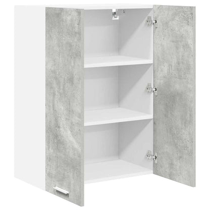 Hangkast Riga Beton Grijs 60 x 31 x 80 cm Bewerkt hout