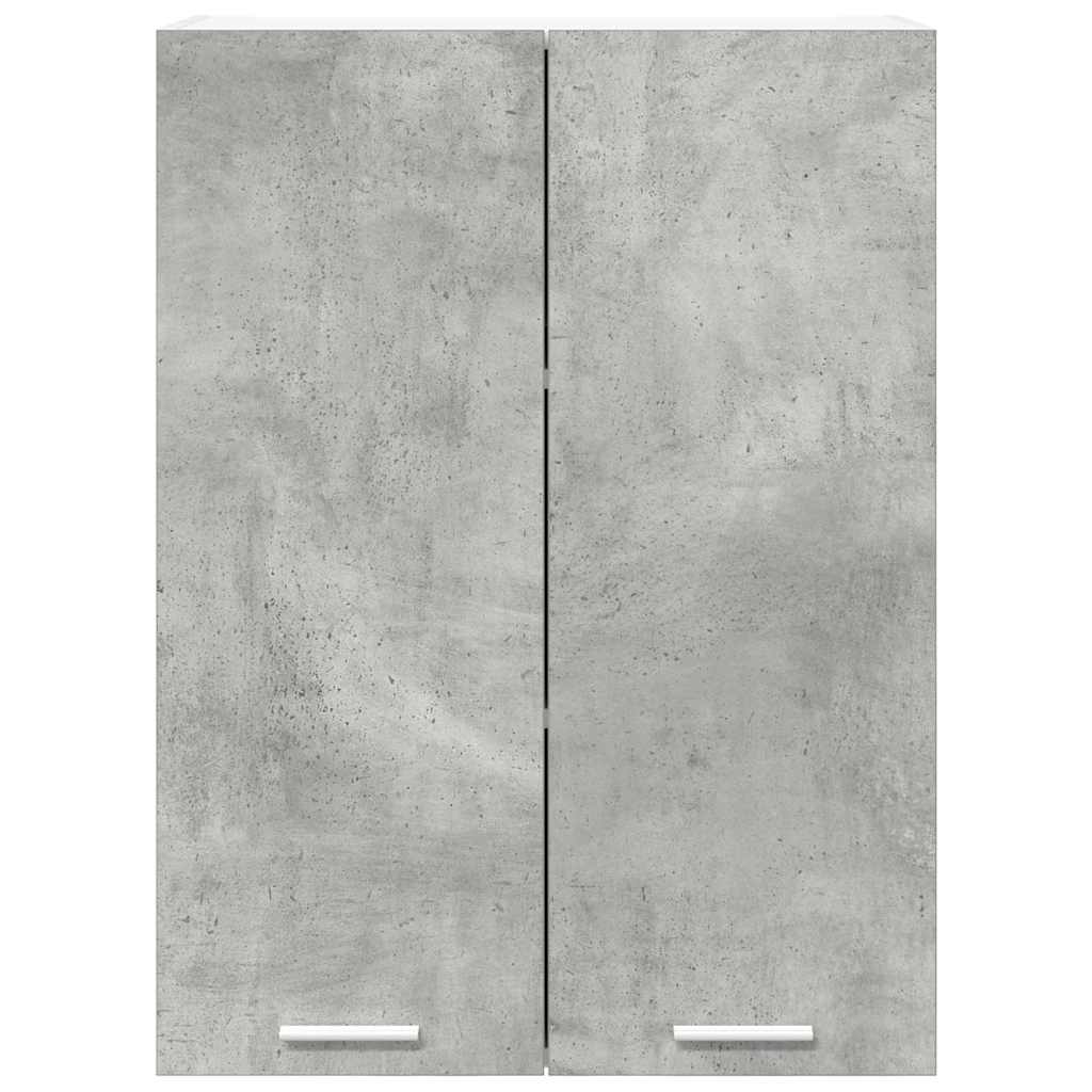 Hangkast Riga Beton Grijs 60 x 31 x 80 cm Bewerkt hout