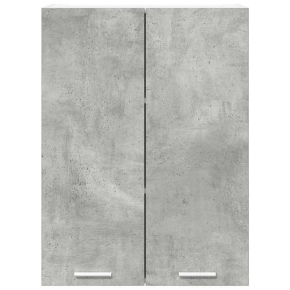 Hangkast Riga Beton Grijs 60 x 31 x 80 cm Bewerkt hout