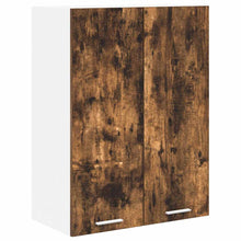 Hangkast Riga Gerookt eiken 60 x 31 x 80 cm Bewerkt hout