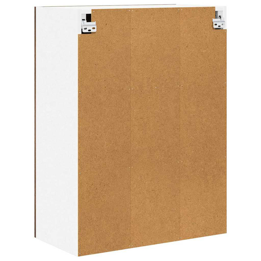 Hangkast Riga Gerookt eiken 60 x 31 x 80 cm Bewerkt hout