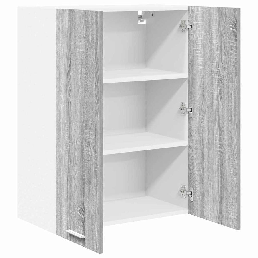 Hangkast Riga Grijs Sonoma 60 x 31 x 80 cm Bewerkt hout