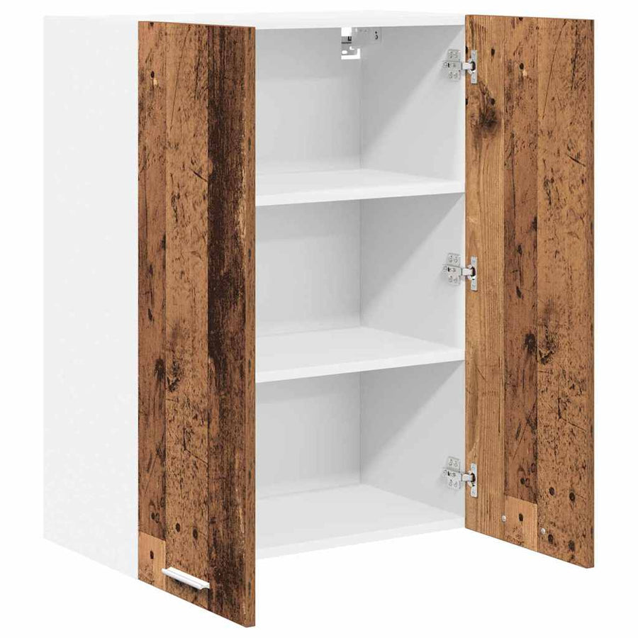 Hangkast met plank Riga Oud Hout 60 x 31 x 80 cm Bewerkt hout