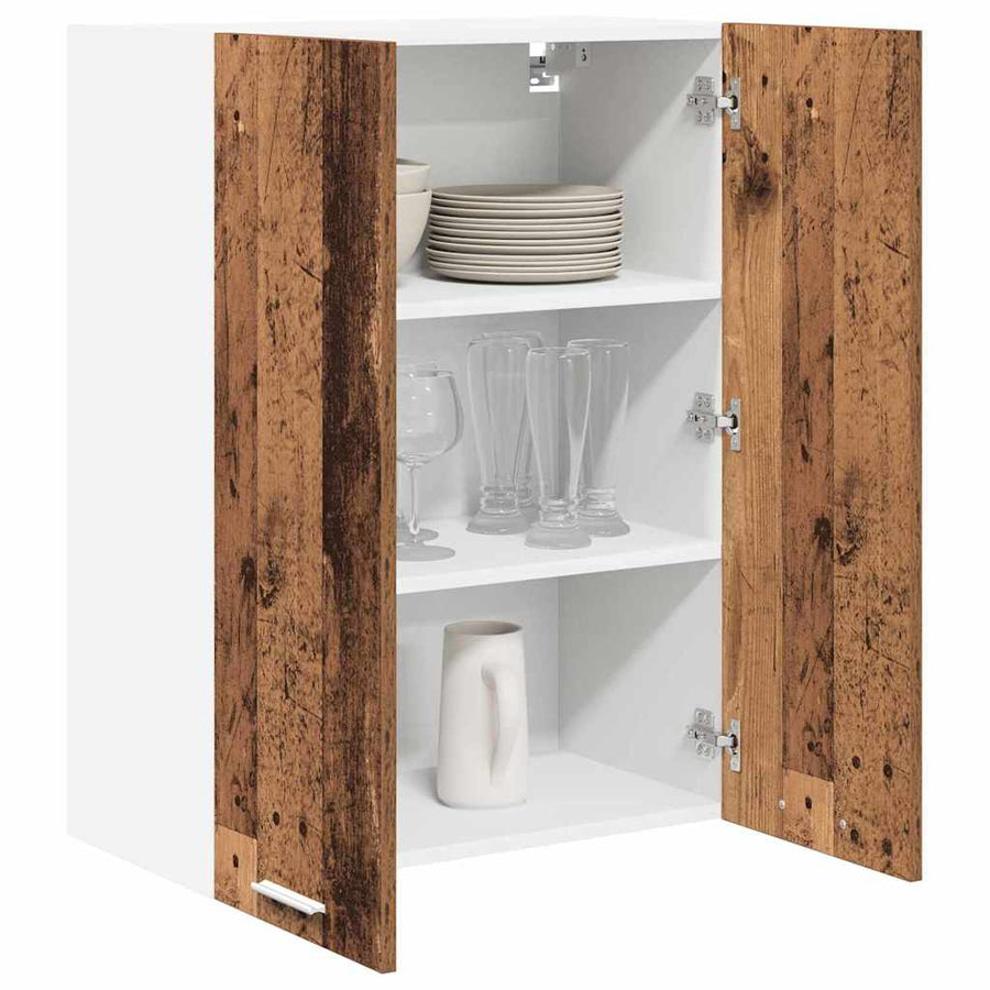 Hangkast met plank Riga Oud Hout 60 x 31 x 80 cm Bewerkt hout