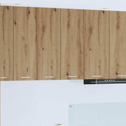 Hangkast 60x31x80 cm bewerkt hout artisan eiken