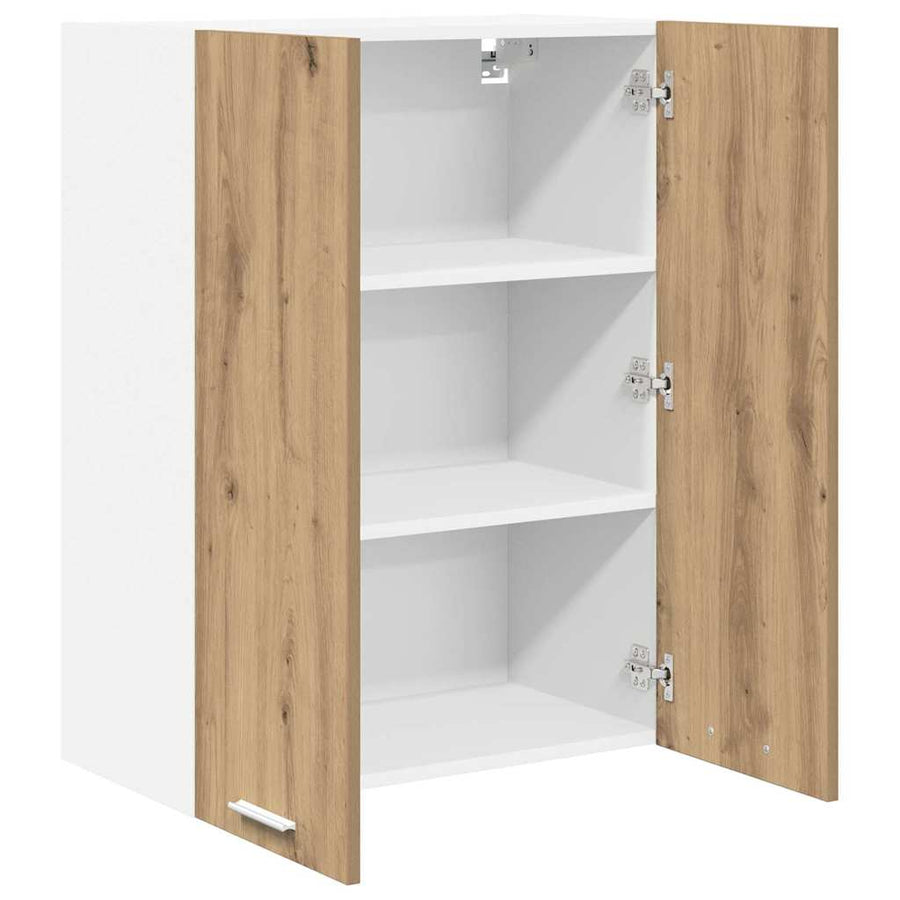 Hangkast Riga Artisan Eiken 60 x 31 x 80 cm Bewerkt hout