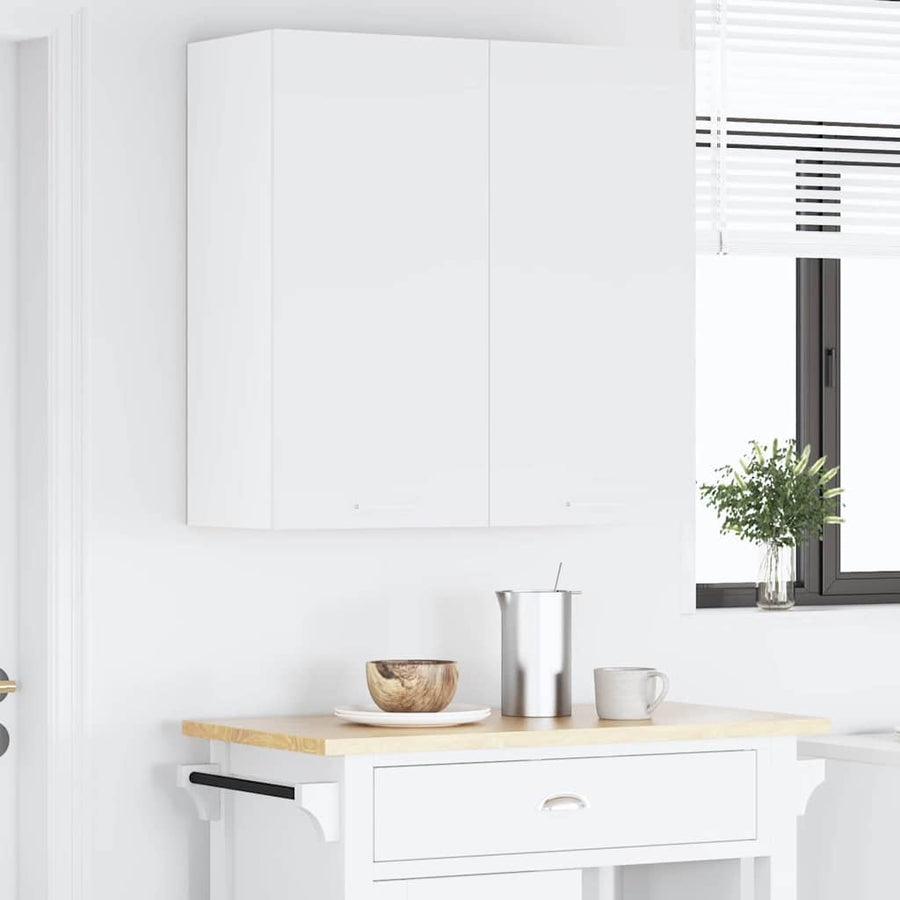 Hangkast met plank Riga Wit 80 x 31 x 80 cm Bewerkt hout