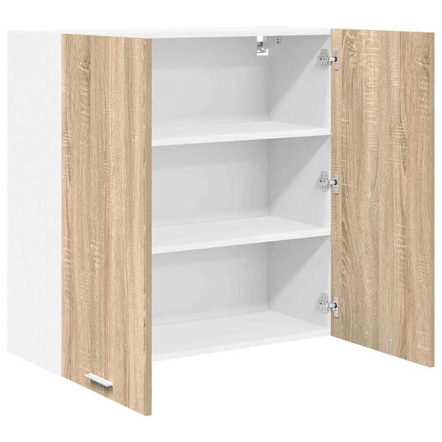 Hangkast Riga Sonoma Eiken 80 x 31 x 80 cm Bewerkt hout