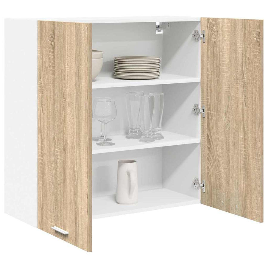 Hangkast Riga Sonoma Eiken 80 x 31 x 80 cm Bewerkt hout