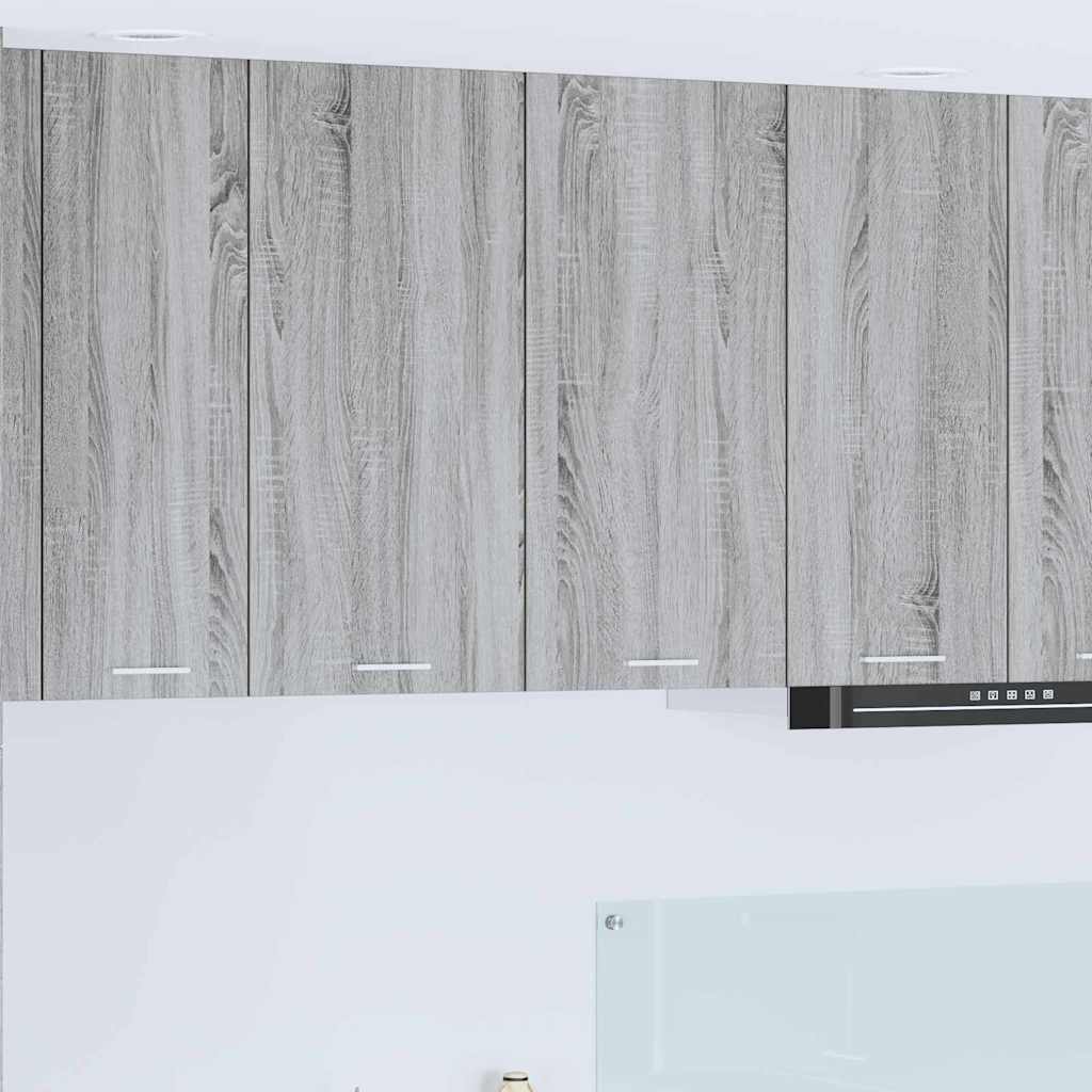 Hangkast Riga Grijs Sonoma 80 x 31 x 80 cm Bewerkt hout