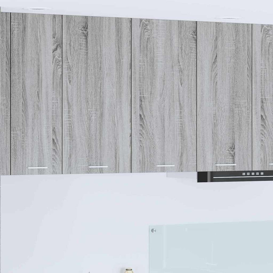 Hangkast Riga Grijs Sonoma 80 x 31 x 80 cm Bewerkt hout