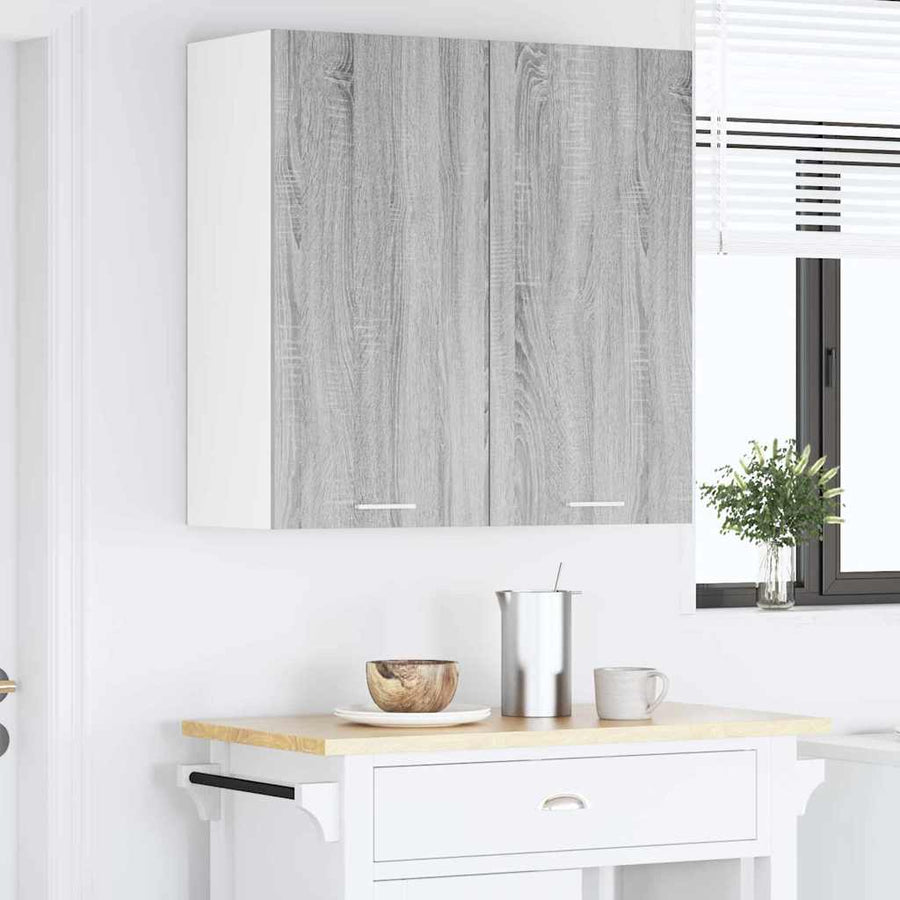 Hangkast Riga Grijs Sonoma 80 x 31 x 80 cm Bewerkt hout