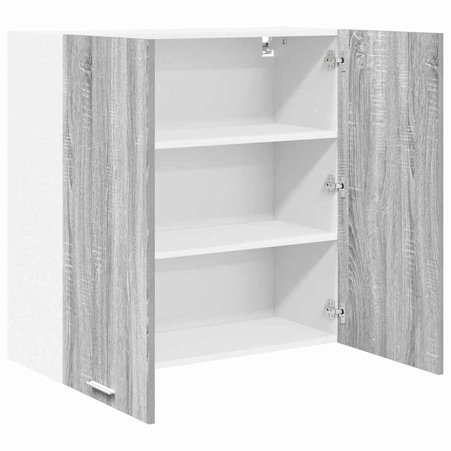 Hangkast Riga Grijs Sonoma 80 x 31 x 80 cm Bewerkt hout