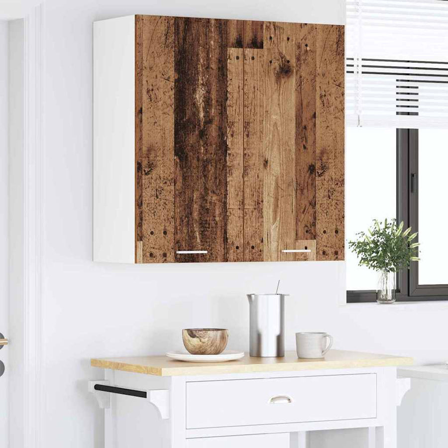 Hangkast met plank Riga Oud Hout 80 x 31 x 80 cm Bewerkt hout