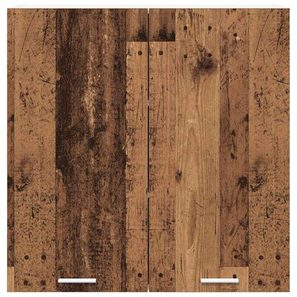 Hangkast met plank Riga Oud Hout 80 x 31 x 80 cm Bewerkt hout