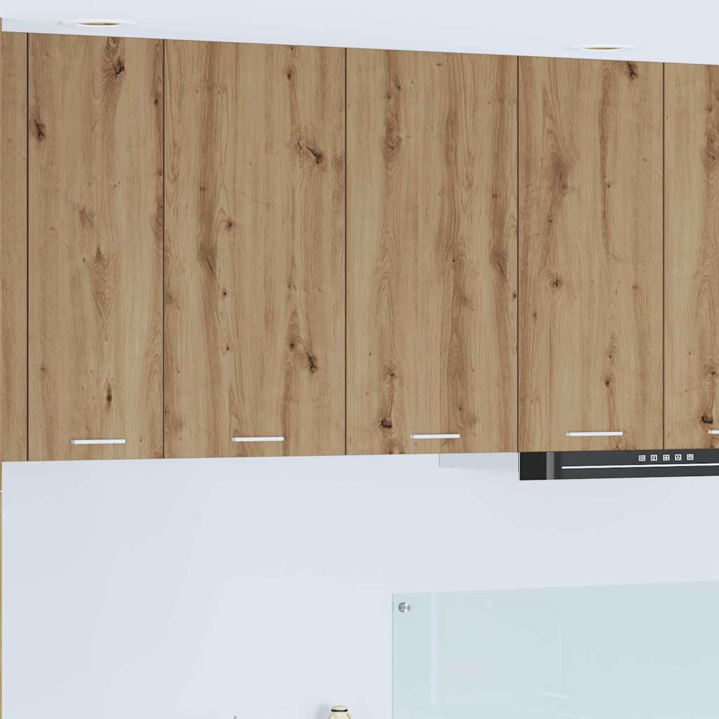 Hangkast Riga Artisan Eiken 80 x 31 x 80 cm Bewerkt hout