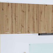 Hangkast 80x31x80 cm bewerkt hout artisan eiken