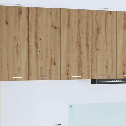 Hangkast Riga Artisan Eiken 80 x 31 x 80 cm Bewerkt hout