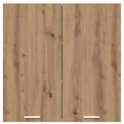 Hangkast Riga Artisan Eiken 80 x 31 x 80 cm Bewerkt hout