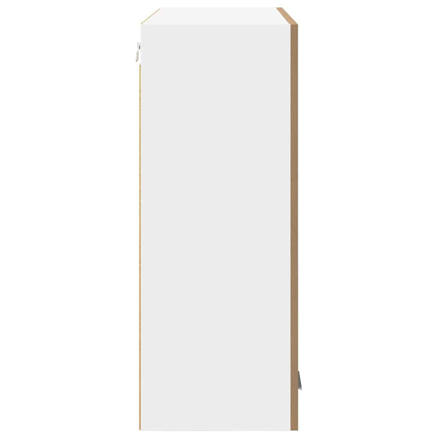 Hangkast Riga Artisan Eiken 80 x 31 x 80 cm Bewerkt hout