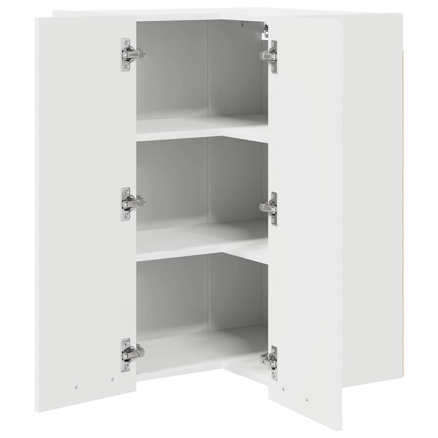 Hangkast met plank Riga Wit 57 x 57 x 80 cm Bewerkt hout