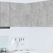 Hangkast 57x57x80 cm bewerkt hout grijs wit
