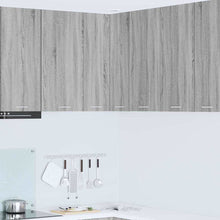 Hangkast Riga Grijs Sonoma en Wit 57 x 57 x 80 cm Bewerkt hout