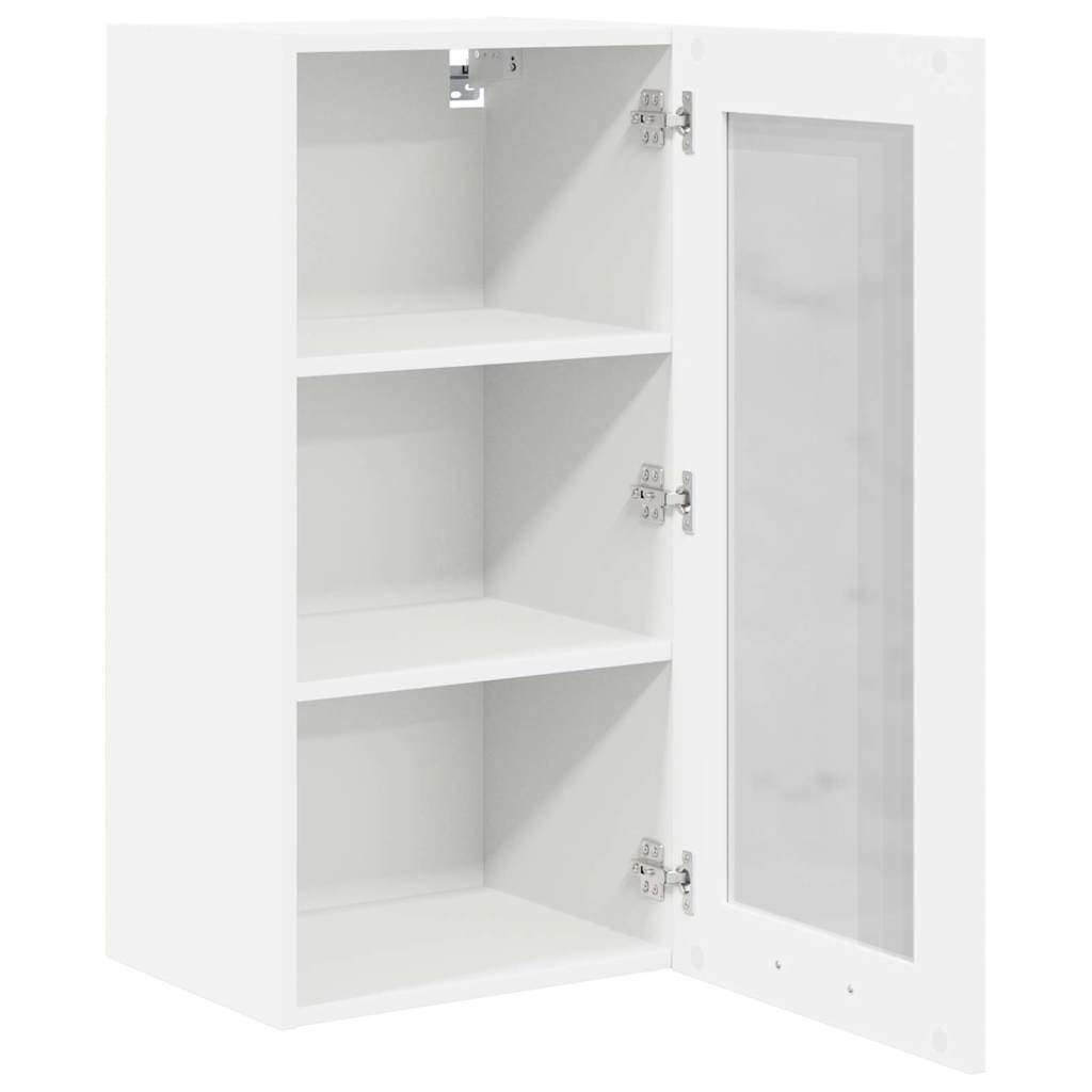 Hangkast met plank Riga 2 pcs Wit 40 x 31 x 80 cm Bewerkt hout