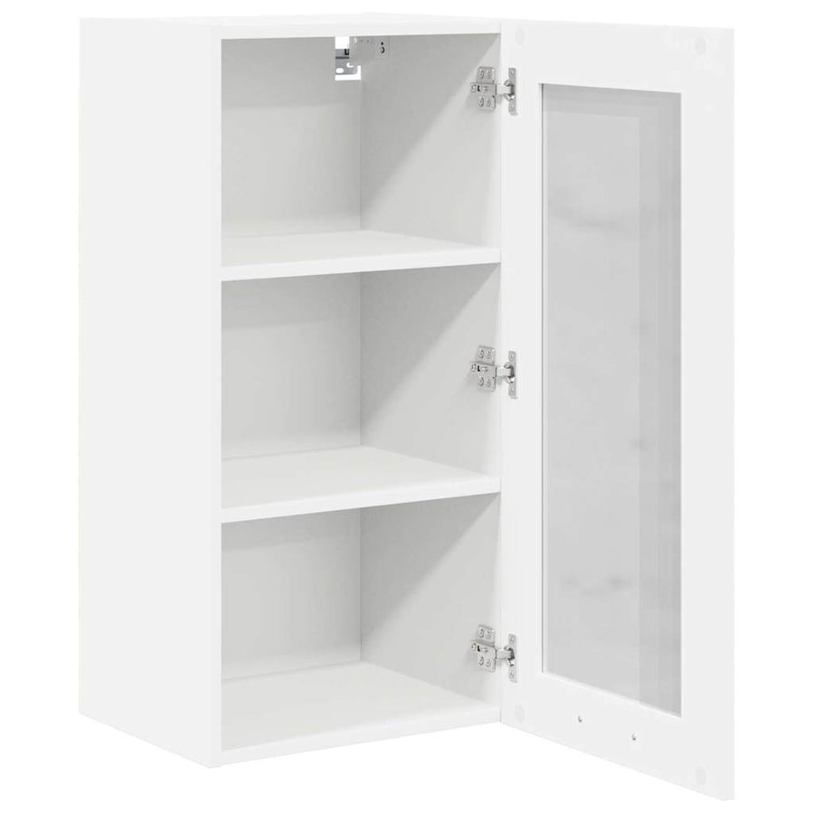 Hangkast met plank Riga 2 pcs Wit 40 x 31 x 80 cm Bewerkt hout