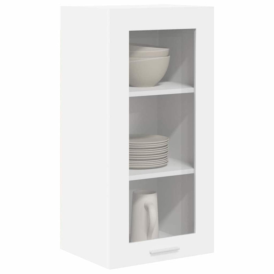 Hangkast met plank Riga 2 pcs Wit 40 x 31 x 80 cm Bewerkt hout