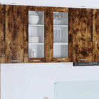 Hangkast 40x31x80 cm gerookt eiken bewerkt hout