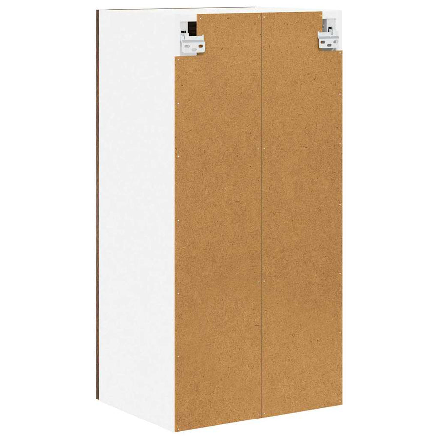 Hangkast Riga 2 pcs Gerookt eiken 40 x 31 x 80 cm Bewerkt hout