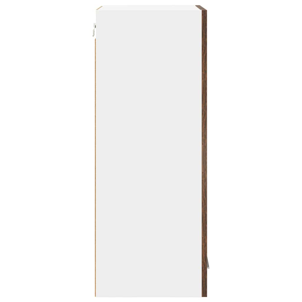 Hangkast Riga 2 pcs Gerookt eiken 40 x 31 x 80 cm Bewerkt hout