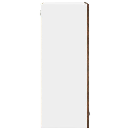 Hangkast Riga 2 pcs Gerookt eiken 40 x 31 x 80 cm Bewerkt hout