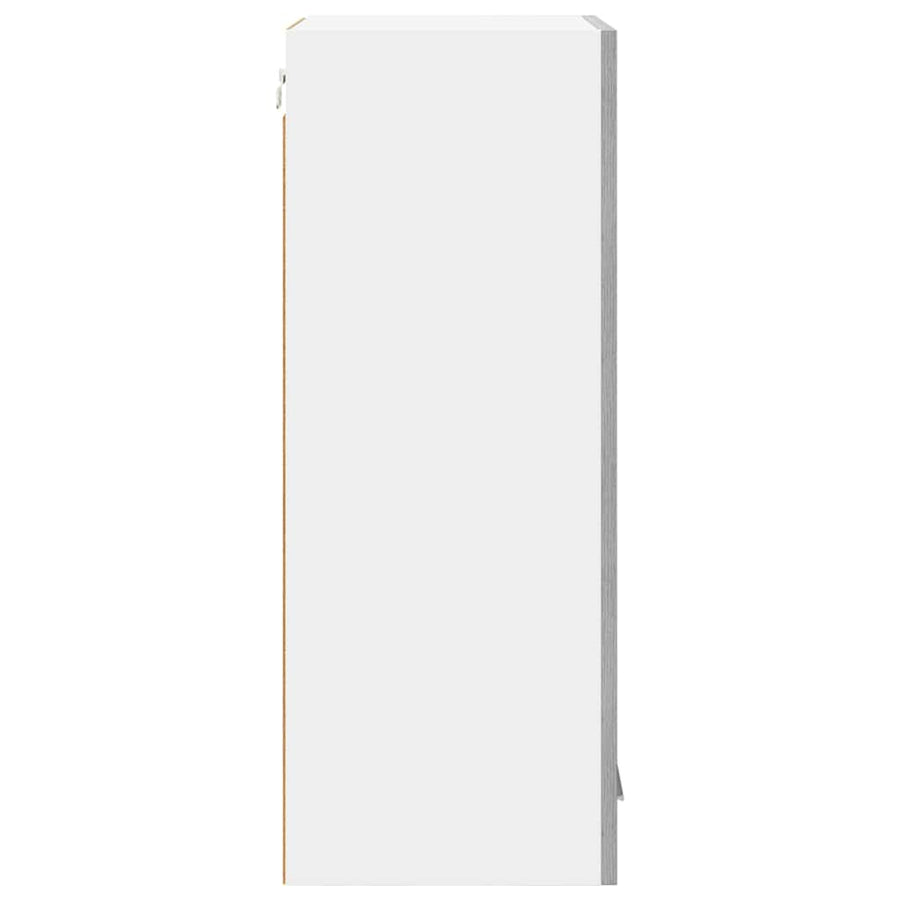 Hangkast Riga 2 pcs Grijs Sonoma 40 x 31 x 80 cm Bewerkt hout