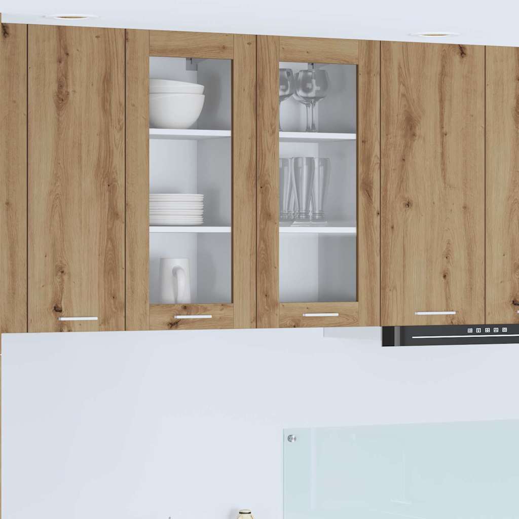 Hangkast Riga Artisan Eiken 40 x 31 x 80 cm Bewerkt hout