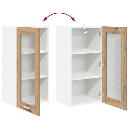 Hangkast Riga Artisan Eiken 40 x 31 x 80 cm Bewerkt hout