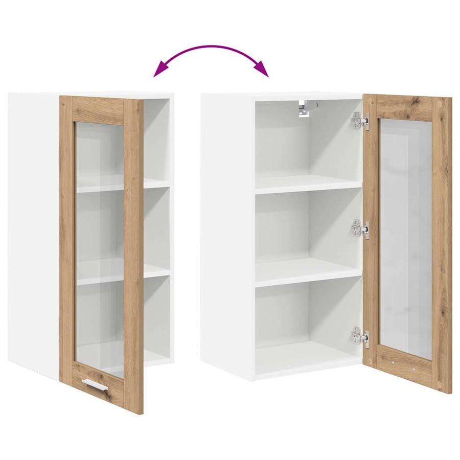 Hangkast Artisan Eiken 40 x 31 x 80 cm Bewerkt hout