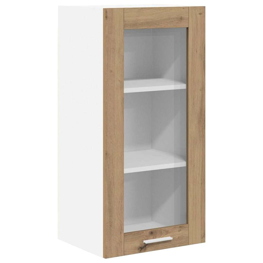 Hangkast Riga 2 pcs Artisan Eiken 40 x 31 x 80 cm Bewerkt hout