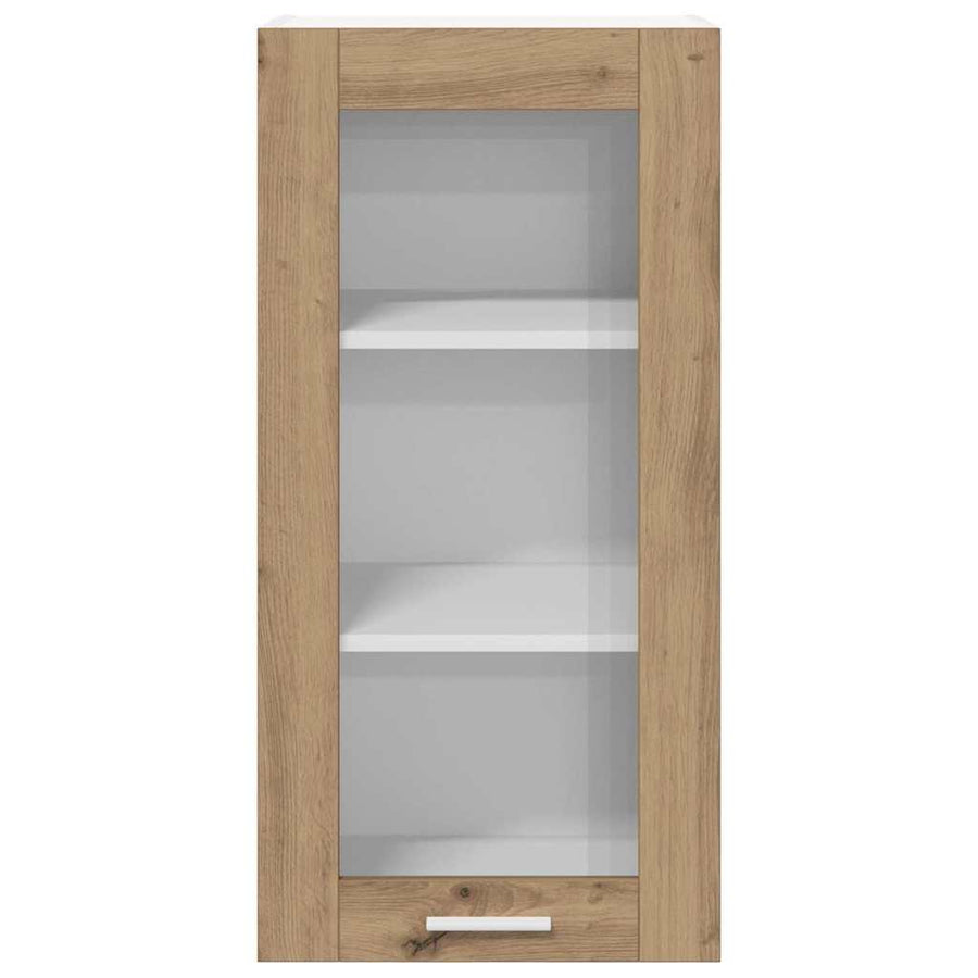 Hangkast Riga 2 pcs Artisan Eiken 40 x 31 x 80 cm Bewerkt hout