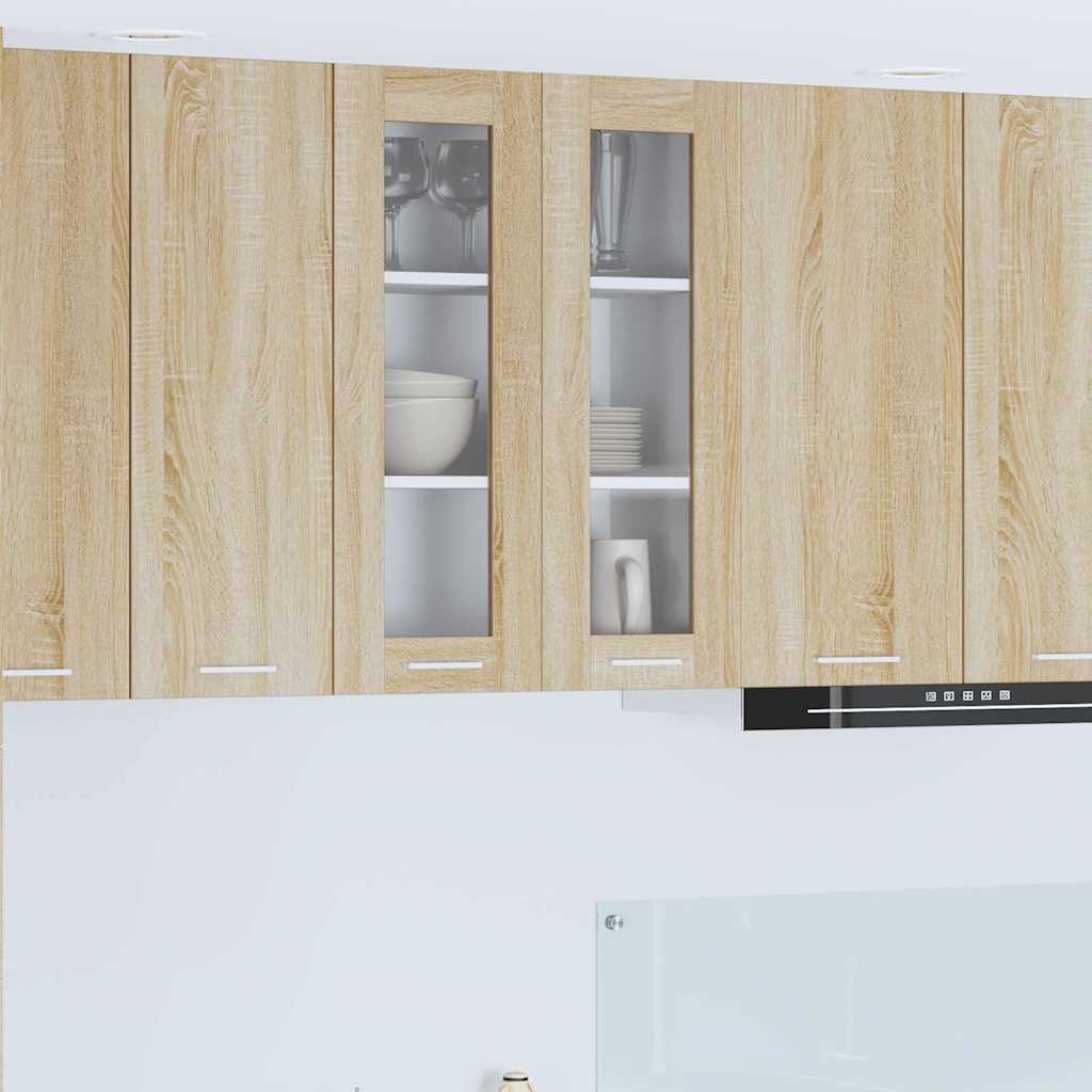Hangkast met opslag Sonoma Eiken 60 x 31 x 80 cm Bewerkt hout