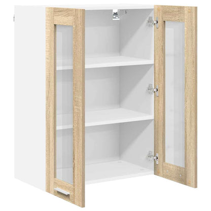 Hangkast met opslag Sonoma Eiken 60 x 31 x 80 cm Bewerkt hout