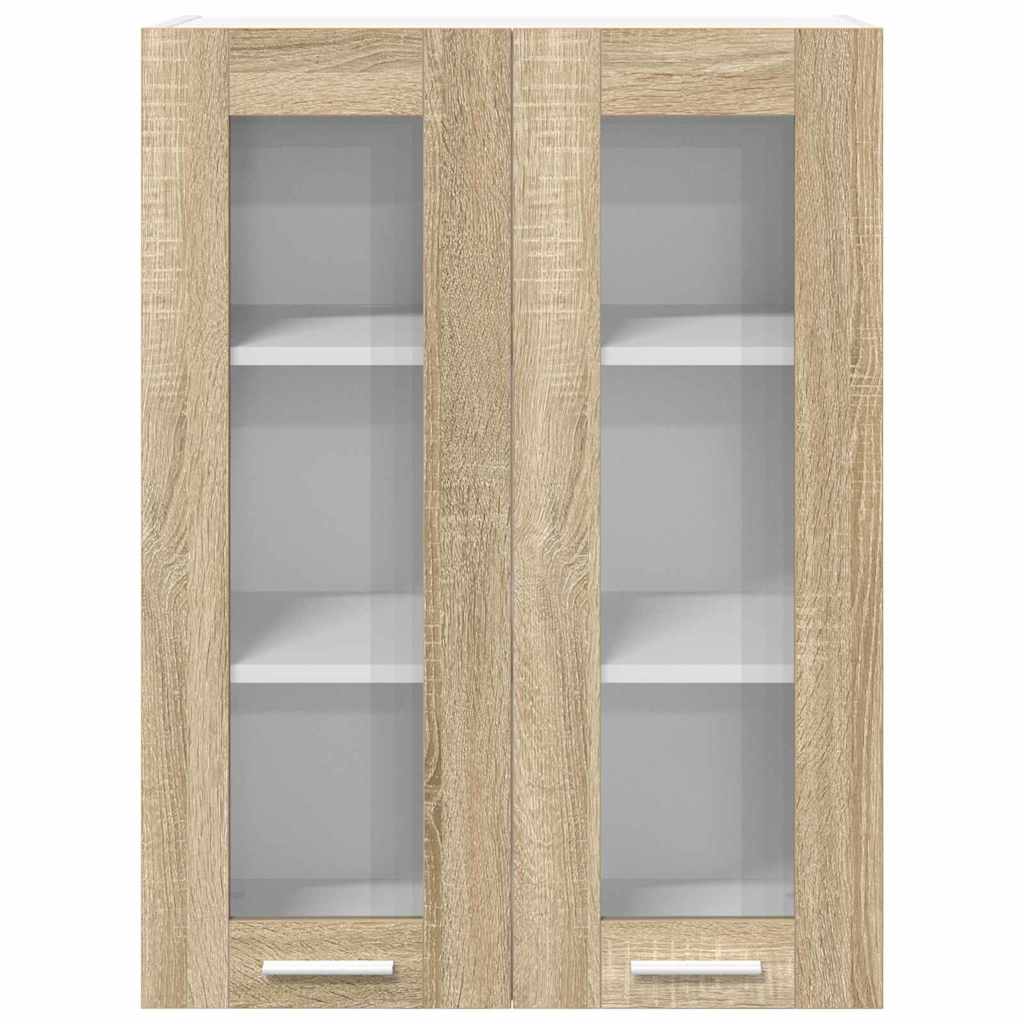 Hangkast met opslag Sonoma Eiken 60 x 31 x 80 cm Bewerkt hout