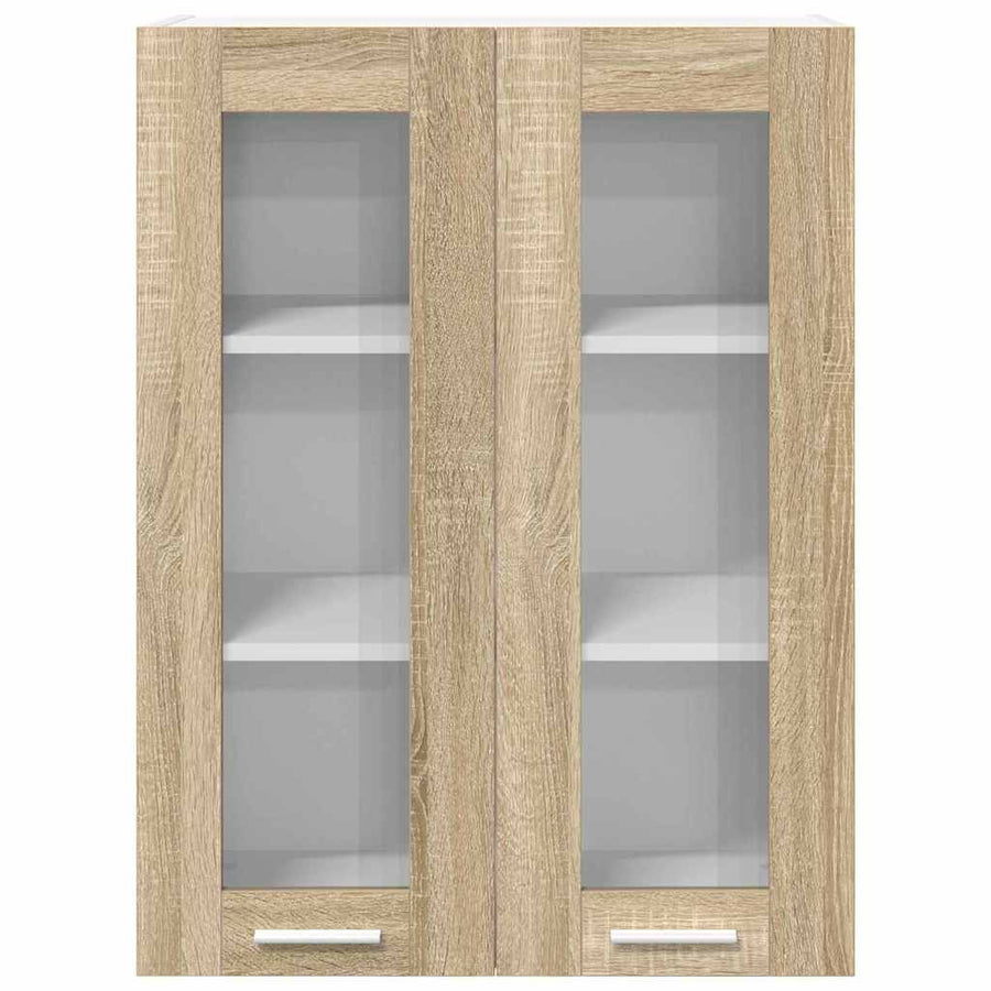 Hangkast met opslag Sonoma Eiken 60 x 31 x 80 cm Bewerkt hout